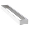 304 Stainless Steel Towel Bar 40cm Washcloth Self Adhesive Rectangular