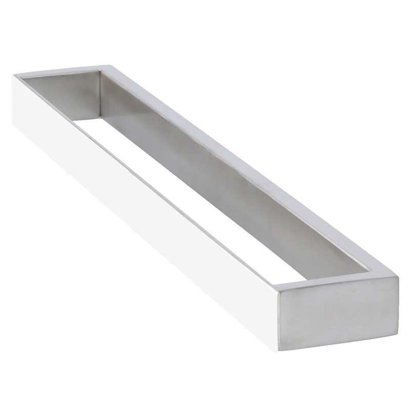 304 Stainless Steel Towel Bar 40cm Washcloth Self Adhesive Rectangular