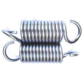 Heavy duty Spring for garden swing hamock extension spring suspension hooks various sizes and styles available … (12cm 90 degree x 2)