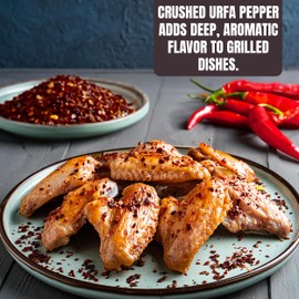 Urfa Pepper (ISOT) – 3 oz Premium Biber Pepper Chili Flakes | Smoky Sweet Pul Biber Isot Spice | Non-GMO, Traditional Spice Refill from Turkey
