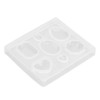 Moofey - Liquidación de silicona de resina transparente facetada para