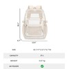 abshoo Big Heavy Duty Clear Backpack for School Girls Boys