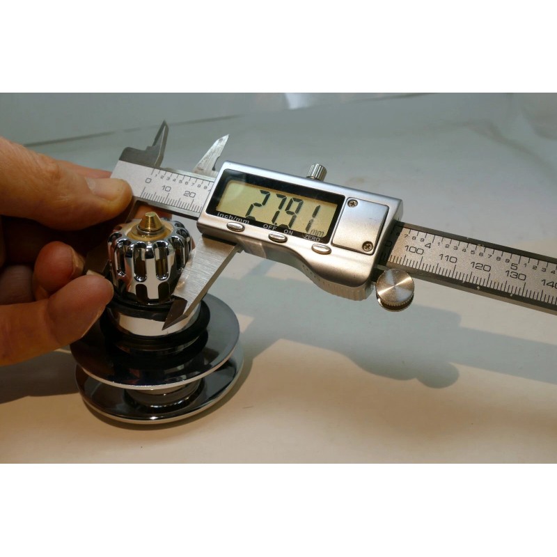 T.O.P. POP-UP SINK DRAIN STOPPER fits drains 1.25" silver Flower