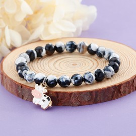 MollyQueen Lucky Cow Bracelet for Women Cow Gifts for Women Cow Gifts