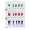 Nynelly 15 Pcs PH Calibration Buffer Solution Powder Set，for Precise