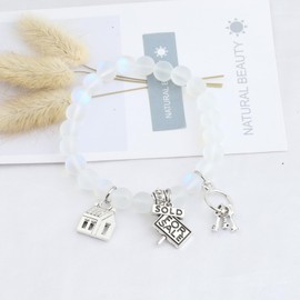 UJIMS Real Estate Agent Bracelet Realtor Gift Closing Jewelry for Realtor Real Estate Agent Broker Salesman Gift (RealtorBracelet)