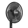 EZ-CHILL 16” Oscillating Pedestal Fan, 3-speed Options, 90-Degree Oscillating Head,