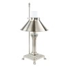 Renovator's Supply Table Desk Lamp Titanic Silver Tone Design 20"