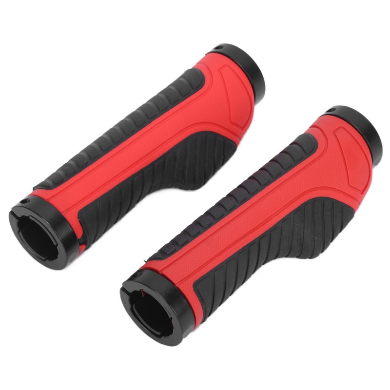 Bicycle Grips Ergonomic NonSlip Locking Comfortable Professional Mountain Bike Handlebars(Black