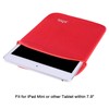 King of Flash 7" Red Slim Soft Padded Neoprene Sleeve
