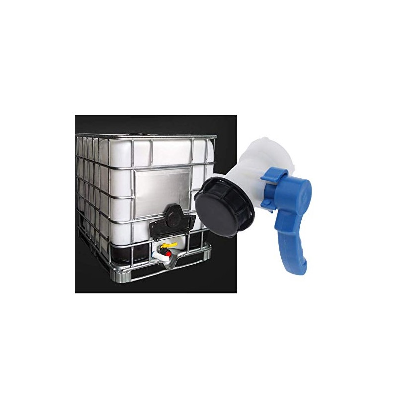 TOOLSTAR Butterfly Valve, 1000L IBC Tote Tank Butterfly Valve Tap