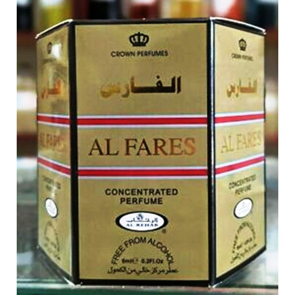 Al Fares - 6ml (.2oz) Roll-on Perfume Oil by Al-Rehab (Crown Perfumes) (Box of 6)
