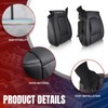 AUTOKAY Driver & Passenger Perforated Seat Cover Fits for Ford