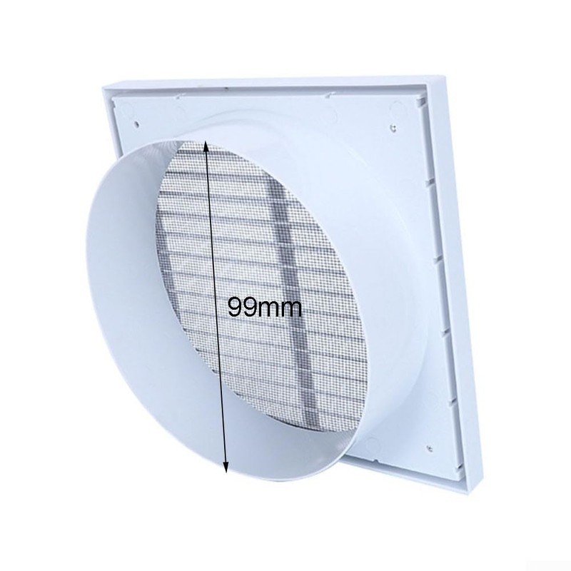 Wall Duct Ventilation Grille Plastic Grille Air Outlet Extractor Hood