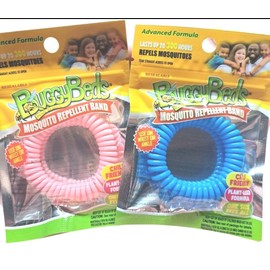 BuggyBands Mosquito Repellent Band! Advanced Formula Child Friendly/DEET Free FOURMULA/ONE Size FITS All. 1 Count (Assorted Color)