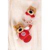NICI FC Bayern Bear Berni 49085 Rattle Ring 14 cm