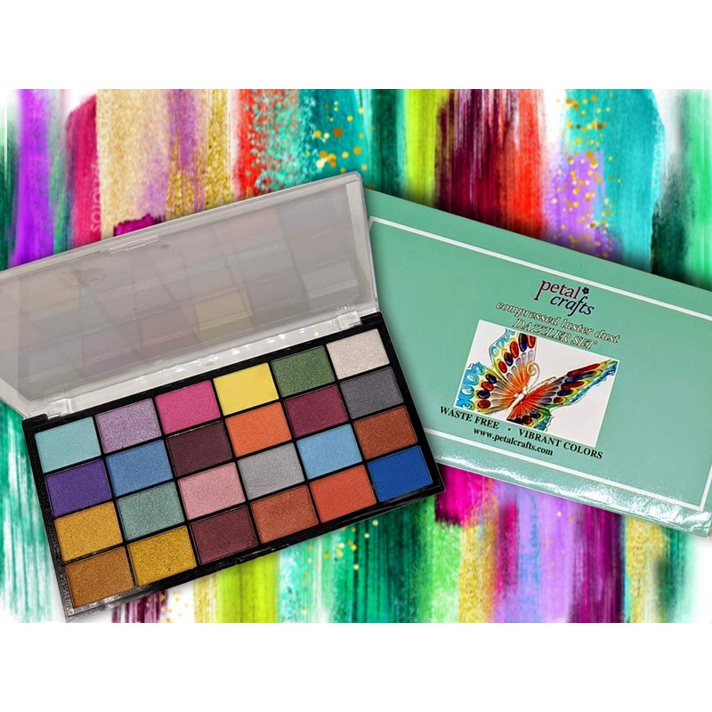 Petal Crafts Palette Dust Set (72 Pack), 48 Matte Colors