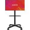 AOKCOS Rolling TV Stand - Mobile TV Stand on Wheels