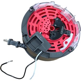 Power Cord/Cord Reel 440004123 Assembly Compatible with Hoover Windtunnel, Whole House, Elite Rewind Upright Vacuum Cleaners