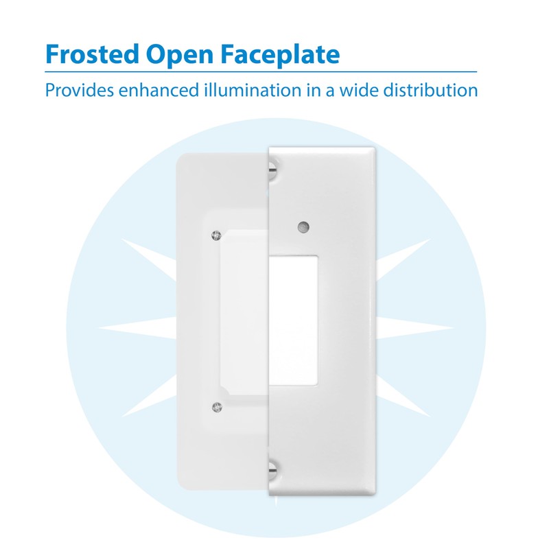 NICOR Lighting STP2 Frosted White LED Step Light with Photocell