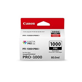 Canon 0546C002 CanonInk Lucia PRO PFI-1000 Photo Black Individual Ink-Tank