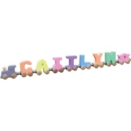 7 Letter Pastel NameTrain - Made in USA