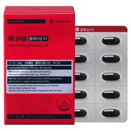 Enerthistle Platinum K2 45g, 60 tablets, 1 piece / 에너씨슬 플래티넘 K2 45g, 60정, 1개