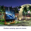 01 Projector Screen, Synthetic Polyester Fabric, Foldable Projection Curtain, Portable