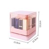 Pressed Lift Lipstick Holder Dustproof Transparent Lift Lipstick Display Case
