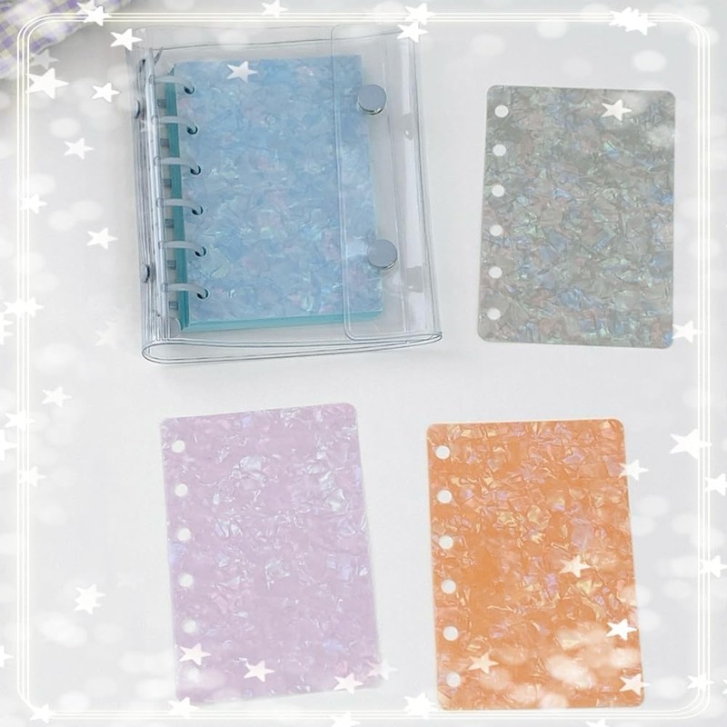 Sticker Notebook, M5, 5-Hole Divider Card, Divider Plate, Set of