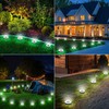 Joomer Solar Ground Lights, 16 Pack 8 LED Solar Lights