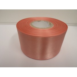 2 metres of 50mm Satin Ribbon Dusky Pink Double Sided 50 mm 5cm 2" 2 Inch 2" 2 Inch