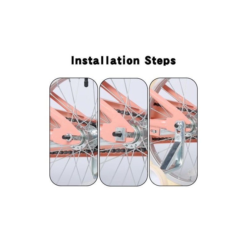 AVASTA training wheels bicycle stabiliser mounted Kit compatible for bikes