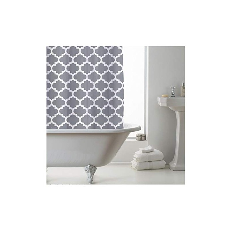 COUNTRY CLUB Shower Curtain with Rings Morrocan