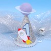 BASCT Outer Space Birthday Crown - Rocket First Trip Around