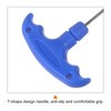 TOP-VIGOR 2Pcs H2 T-Handle Hex Key Wrench, 2mm S2 Steel