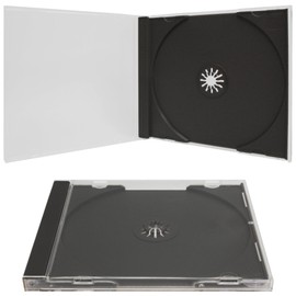 (1) Allsop Single Super Strong Box CD Jewel Case - CDBIS10DGPR - Durable and Shatter Proof CD Case