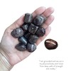 BellaMira Almandine Garnet Stone Healing Crystal, Single Polished Stone, Healing