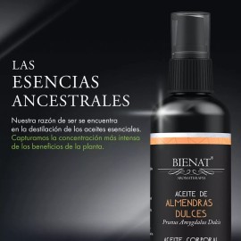 Bienat Aromaterapia Aceite Para Masaje Almendras Dulces Prensado En Frío 120 Ml