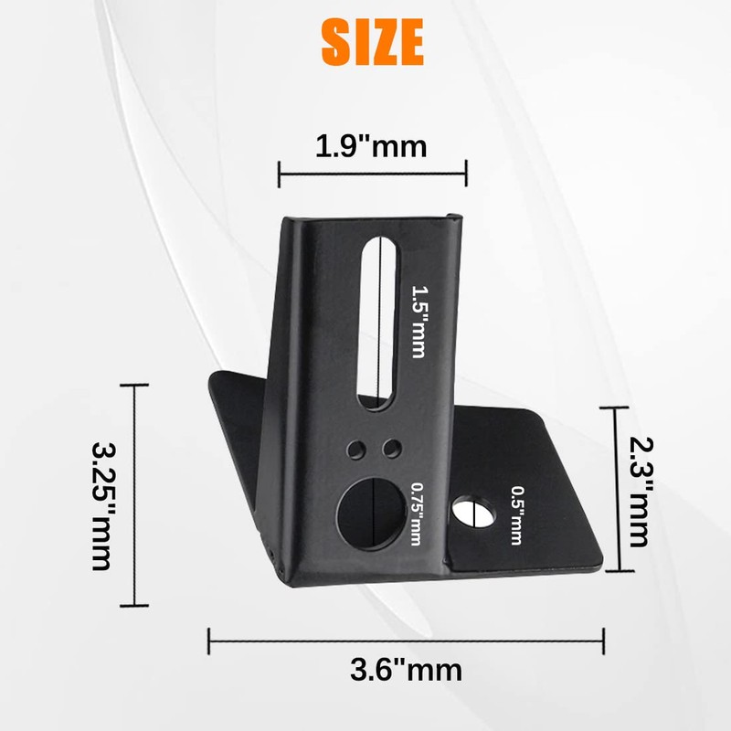 A-Pillar Lower Corner Windshield Hinge Work Light Auxiliary Mounting Brackets