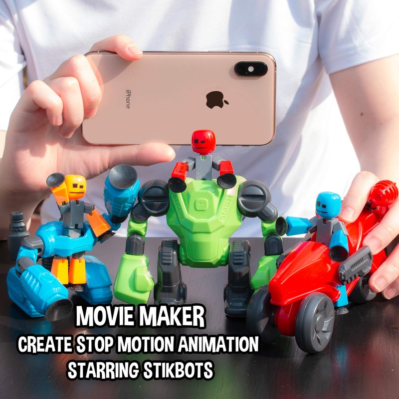 Zing Stikbot Megabots - Stikbot Poseable Collectible Stop Motion Action