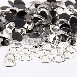 Beadsland Crystal Hotfix Rhinestone,Machine Cut Stone 1440pcs/pkg (Crystal,SS10,3mm)