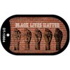 SMART BLONDE Black Lives Matter Fists Novelty Metal Dog Tag Necklace DT-13604