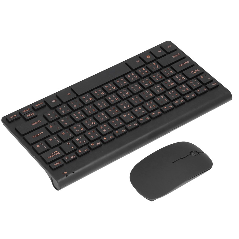 Chinese English Keyboard 78 Keys 2.4G Wireless Keyboard Mouse Combo