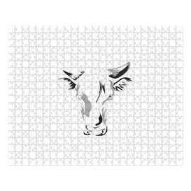 CafePress Not Your Mom Cow Mil Vegan Veganism A Large Puzzle, 500 pcs.