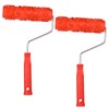 2 Pcs 7-Inch Textured Paint Roller for Wall, Drywall Texture