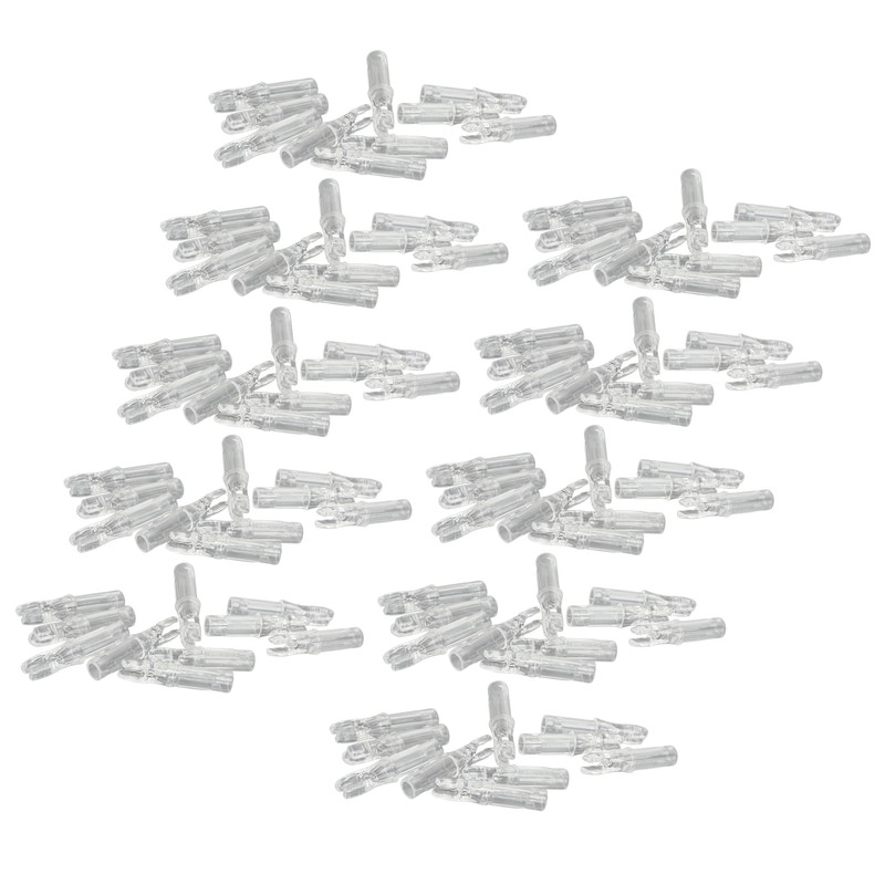 100pcs Archery Arrow Nock Durable Plastic Insert Arrow Nocks Light