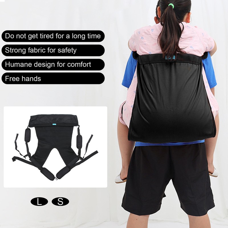 Elderly Transfer Back Sling Nylon Patient Lift Strap Hemiplegia Moving