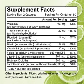 Cápsulas De Vitamina Taoters Super B Complex                                                                                                          
