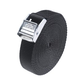 Direct Manufacturing 7 x Lifting straps cam buckle 5m x 25mm black / 250kg Cargo luggage roof rack strap …